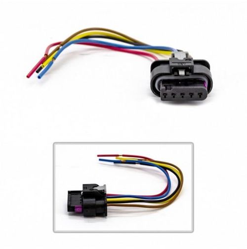 CHICOTE REPARO 5 VIAS PORTA FEMEA AUDI A3 A4