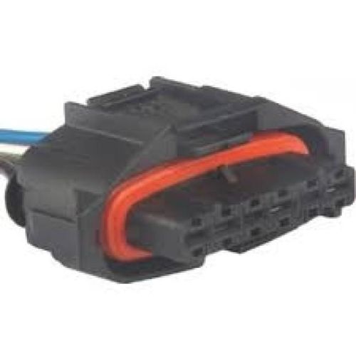 CHICOTE REPARO 6 VIAS PORTA FEMEA MONTADO 15 CM DE CABO