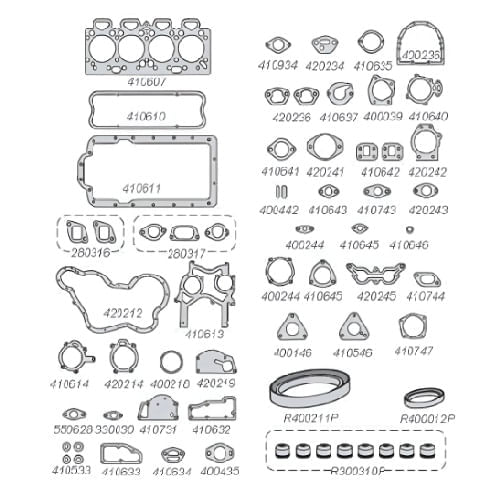 JUNTA DO MOTOR - PERKINS 4236 | 4248 CASE 580H