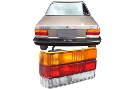 LANTERNA TRASEIRA ESQUERDA CHEVETTE 1983/1986 TRICOLOR