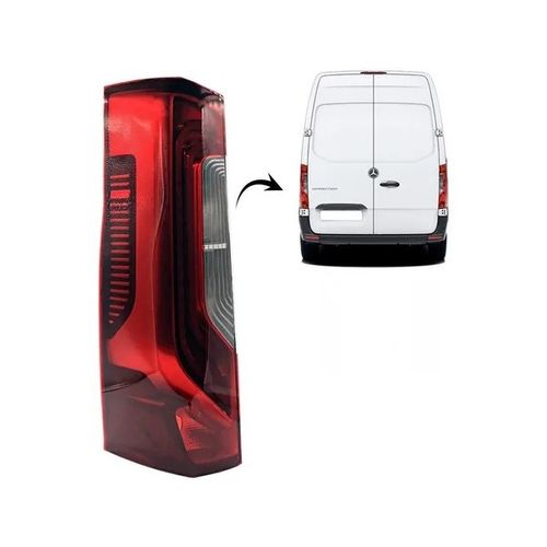 LANTERNA TRASEIRA ESQUERDA SPRINTER 2019/2022 COM LED