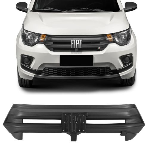 GRADE DO RADIADOR FIAT MOBI 2020/2021/20/2023 PRETO TEXTURIZADO (RETROVEX)