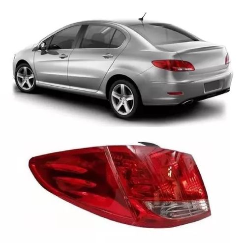 LANTERNA TRASEIRA ESQUERDA PEUGEOT 408 SEDAN 2011/15 (CANTO)