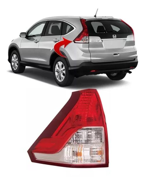 LANTERNA TRASEIRA ESQUERDA CRV 2012/2013/2014 SUV (INFERIOR)