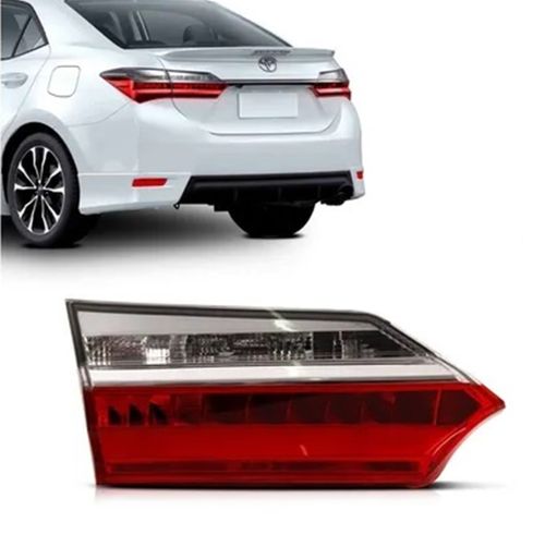 LANTERNA TRASEIRA ESQUERDA COROLLA 2018/2019 COM LED (MALA)