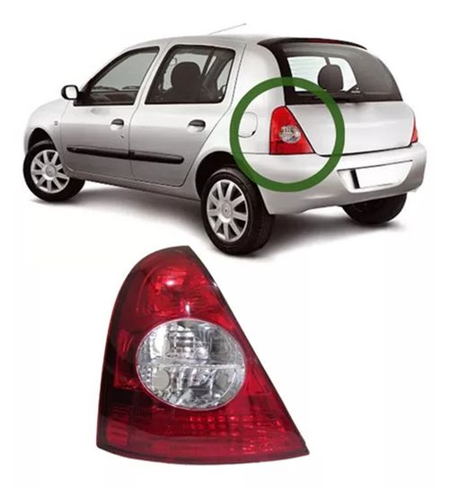 LANTERNA TRASEIRA ESQUERDA CLIO 2003/2011 HATCH