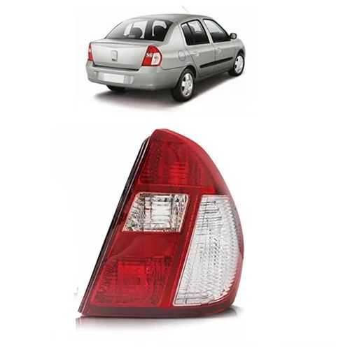 LANTERNA TRASEIRA DIREITA CLIO 05/11 SEDAN BICOLOR/CRISTAL