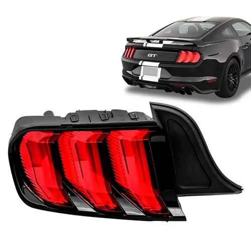 LANTERNA TRASEIRA ESQUERDA MUSTANG 2018/2019 COM LED