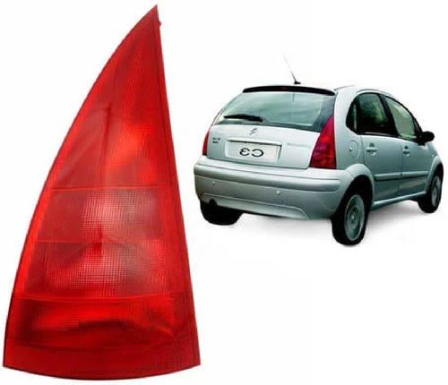 LANTERNA TRASEIRA DIREITA C3 2003/2004/2005/2006 VERMELHA