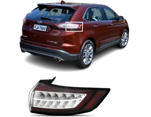 LANTERNA TRASEIRA DIREITA EDGE 16/17 TITANIUM COM LED/CANTO