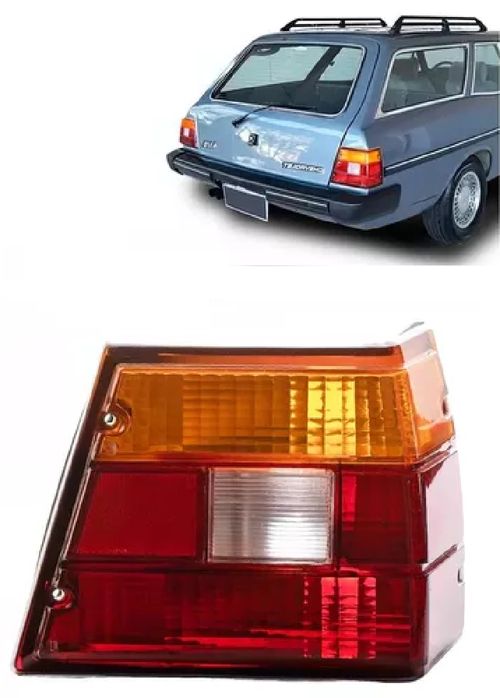 LANTERNA TRASEIRA DIREITA CARAVAN 1980/1992 TRICOLOR
