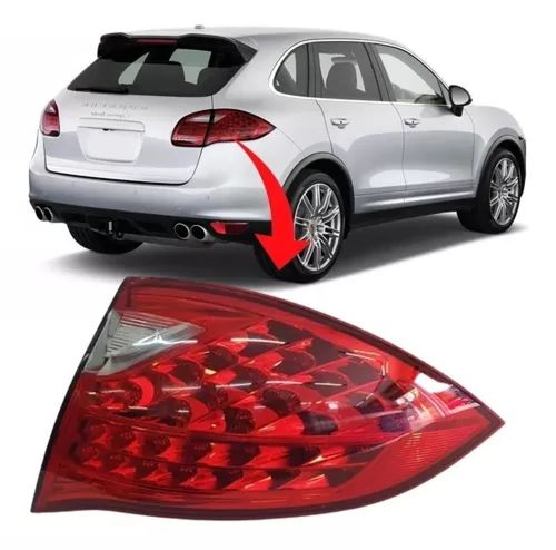 LANTERNA TRASEIRA DIREITA CAYENNE 2012/2014 (CANTO) COM LED
