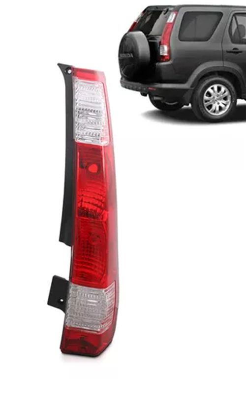 LANTERNA TRASEIRA DIREITA CRV 2005/2006 VERMELHA/CRISTAL