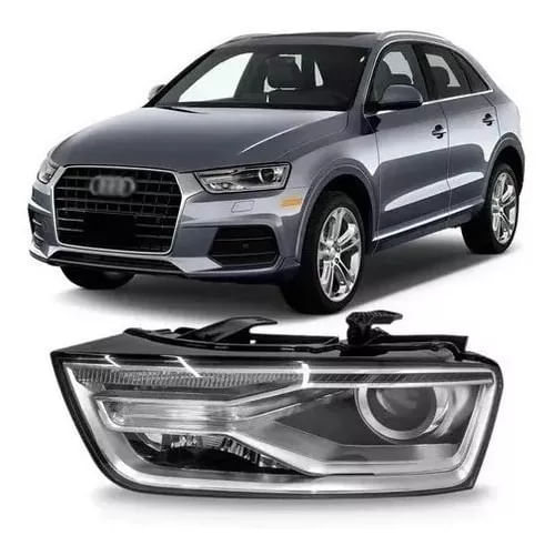 FAROL ESQUERDO Q3 15/18 ELETRICO COM MOTOR COM LED DRL
