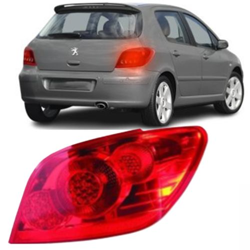 LANTERNA TRASEIRA DIREITA PEUGEOT 307 HATCH 2007/2012