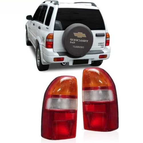 LANTERNA TRASEIRA ESQUERDA TRICOLOR TRACKER 98/06 VITARA