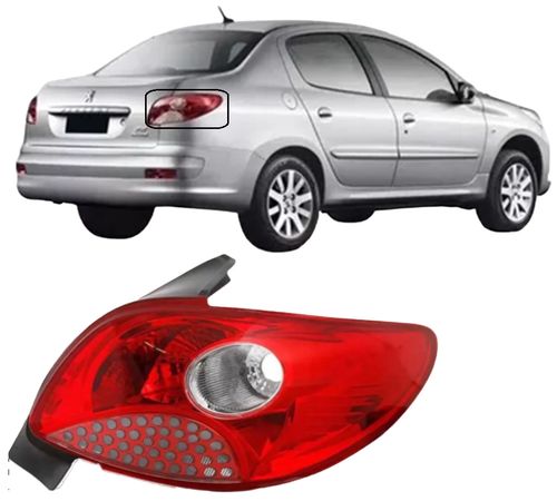 LANTERNA TRASEIRA DIREITA PEUGEOT 207 SEDAN 2009/2010/2011
