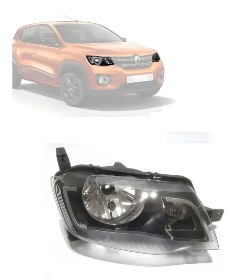 FAROL ESQUERDO KWID 17/22 MANUAL SEM FRISO INFERIOR