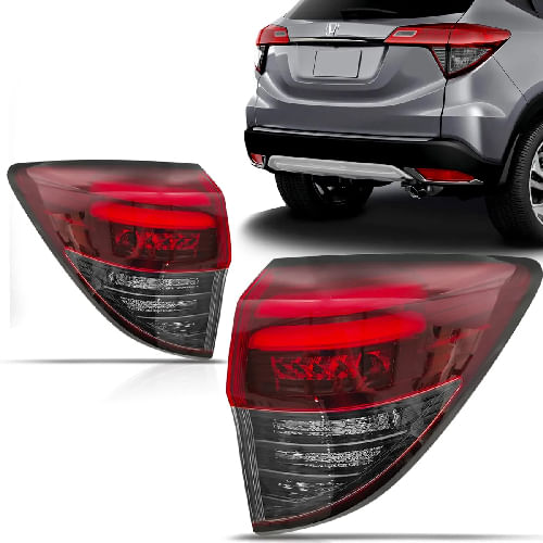 LANTERNA TRASEIRA DIREITA HRV 19/21 FUME COM LED