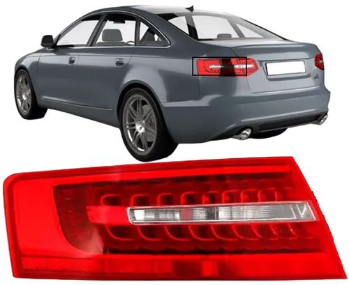 LANTERNA TRASEIRA ESQUERDA AUDI A6 2009/10/11 C/LED EXTERNA