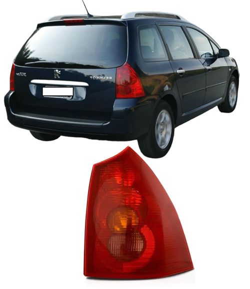 LANTERNA TRASEIRA DIREITA PEUGEOT 307 WAGON SW 2003/2006