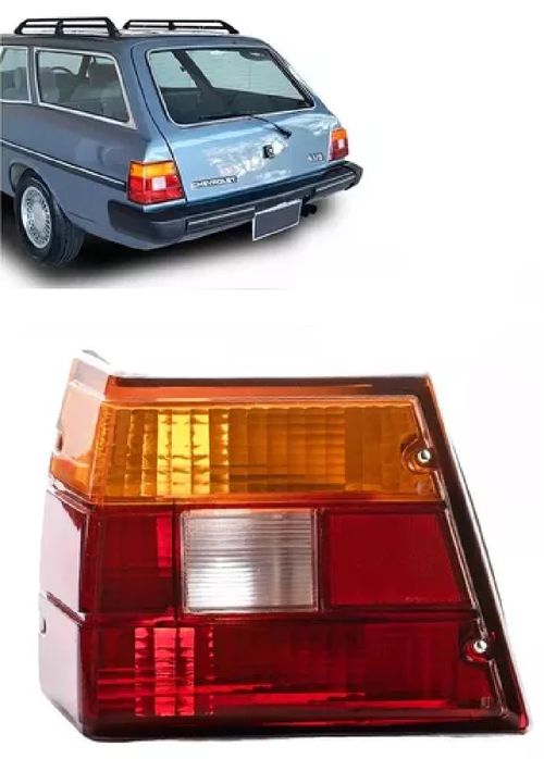 LANTERNA TRASEIRA ESQUERDA CARAVAN 1980/1992 TRICOLOR
