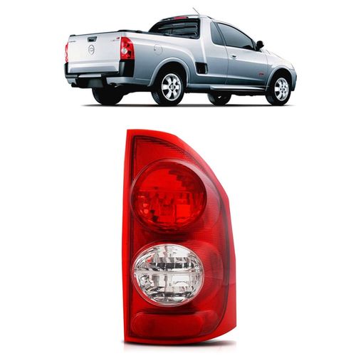 LANTERNA TRASEIRA DIREITA CHEVROLET MONTANA 2003/2010 BICOLOR