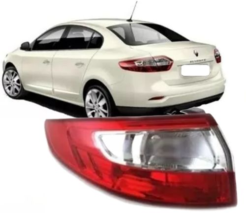 LANTERNA TRASEIRA ESQUERDA FLUENCE 2010/2018 SEM LED (CANTO)