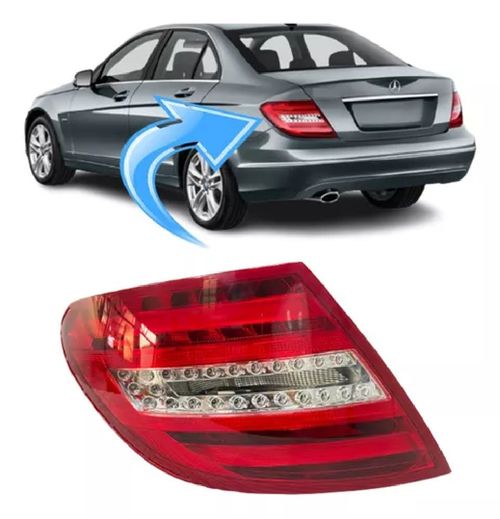 LANTERNA TRASEIRA ESQUERDA C180 C200 C250 2012/2014 SEDAN