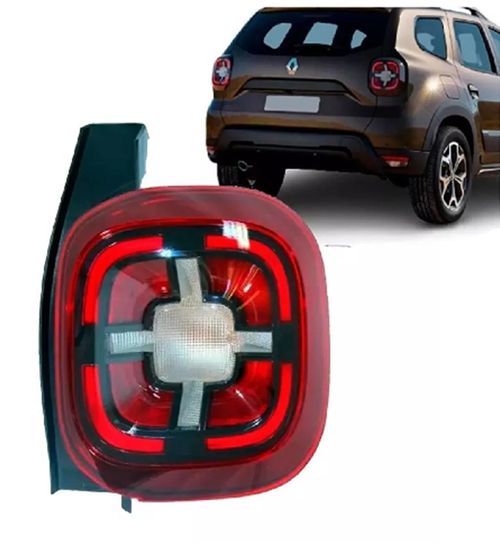LANTERNA TRASEIRA DIREITA DUSTER 2021/2024 COM LED