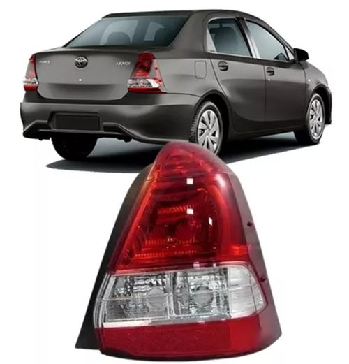 LANTERNA TRASEIRA DIREITA ETIOS 2012/2016 SEDAN COM FURO RÉ
