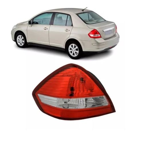 LANTERNA TRASEIRA ESQUERDA NISSAN TIIDA 07/13