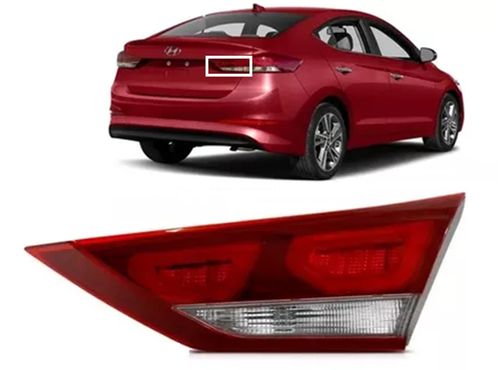 LANTERNA TRASEIRA DIREITA ELANTRA 2017/2018 SEM LED (MALA)