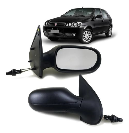 RETROVISOR DIREITO EXTERNO PALIO FIRE 89/98 REDONDO CONTROLE
