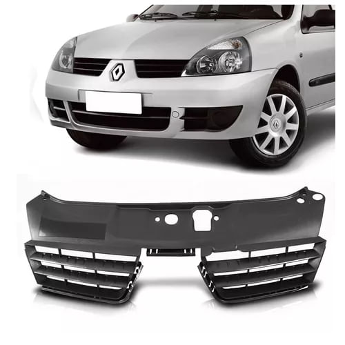 GRADE RADIADOR RENAULT CLIO 2006/2012 PRETO