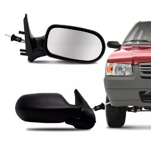 RETROVISOR DIREITO EXTERNO FIAT UNO FIRE FLEX 2006/2010 C/CONTROLE
