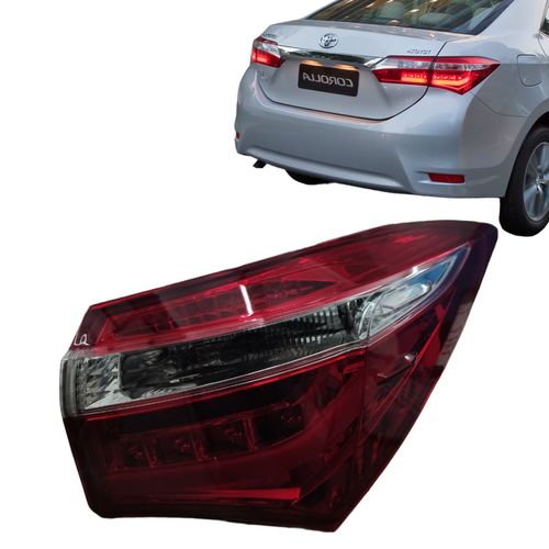LANTERNA TRASEIRA DIREITA TOYOTA COROLLA 2014/2017 CANTO (COM LED)