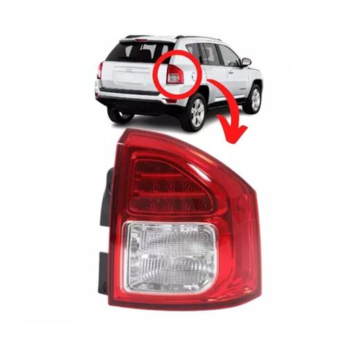 LANTERNA TRASEIRA DIREITA COMPASS 2011/2015 COM LED