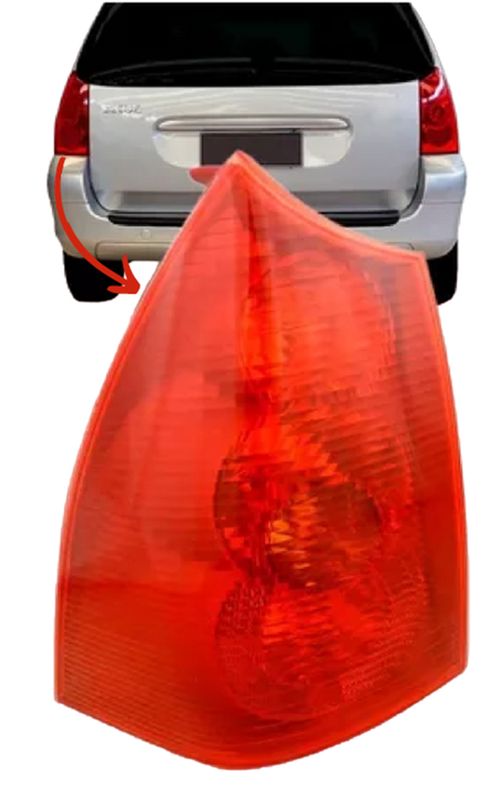 LANTERNA TRASEIRA ESQUERDA PEUGEOT 307 WAGON WS 2003/2006