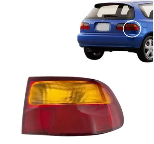 LANTERNA TRASEIRA DIREITA CIVIC 1992/93/94/95 HATCH (CANTO)
