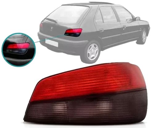 LANTERNA TRASEIRA DIREITA PEUGEOT 306 SEDAN 1998/2002