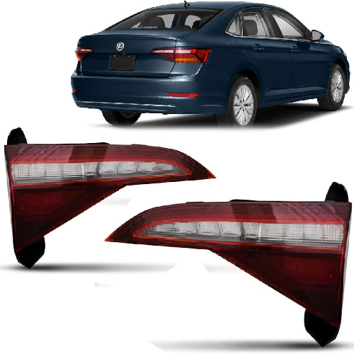 LANTERNA TRASEIRA DIREITA JETTA SEDAN 2019/2022 COM LED (MALA)