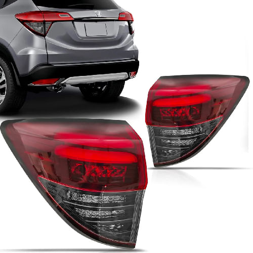 LANTERNA TRASEIRA ESQUERDA HRV 19/21 FUME COM LED