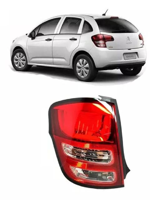 LANTERNA TRASEIRA ESQUERDA C3 2013/2020 HATCH (CANTO)