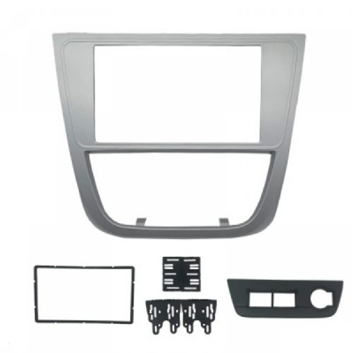 MOLDURA 7 POL GOL/SAVEIRO/VOYAGE G5 C/SUPORTE 4 BOTOES - PRATA
