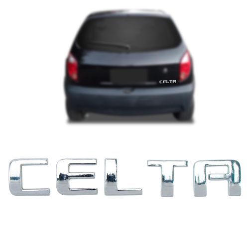 EMBLEMA CELTA 2006/2015 CROMADO LETREIRO