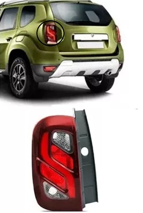 LANTERNA TRASEIRA ESQUERDA DUSTER 2016/2020 COM LED