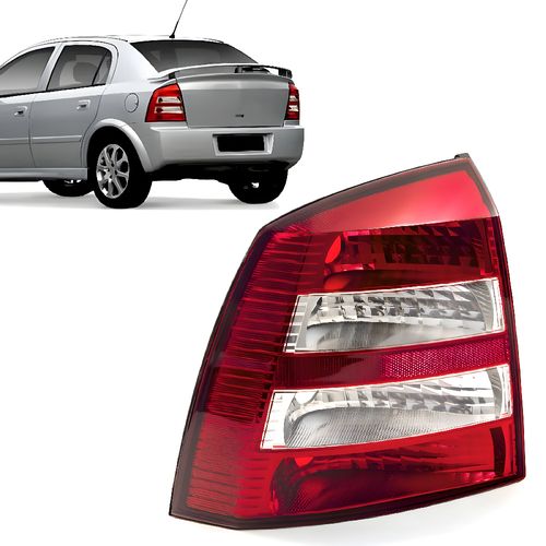 LANTERNA ESQUERDA TRASEIRA ASTRA HATCH 2003/2011 BICOLOR
