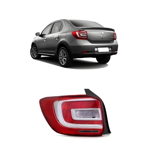 LANTERNA TRASEIRA ESQUERDA RENAULT LOGAN 2014/2022 TYC