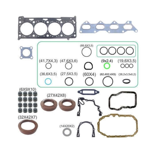 JUNTA DO MOTOR - C RET VW GOLF BORA AZD 1.6 16V APOS 2001